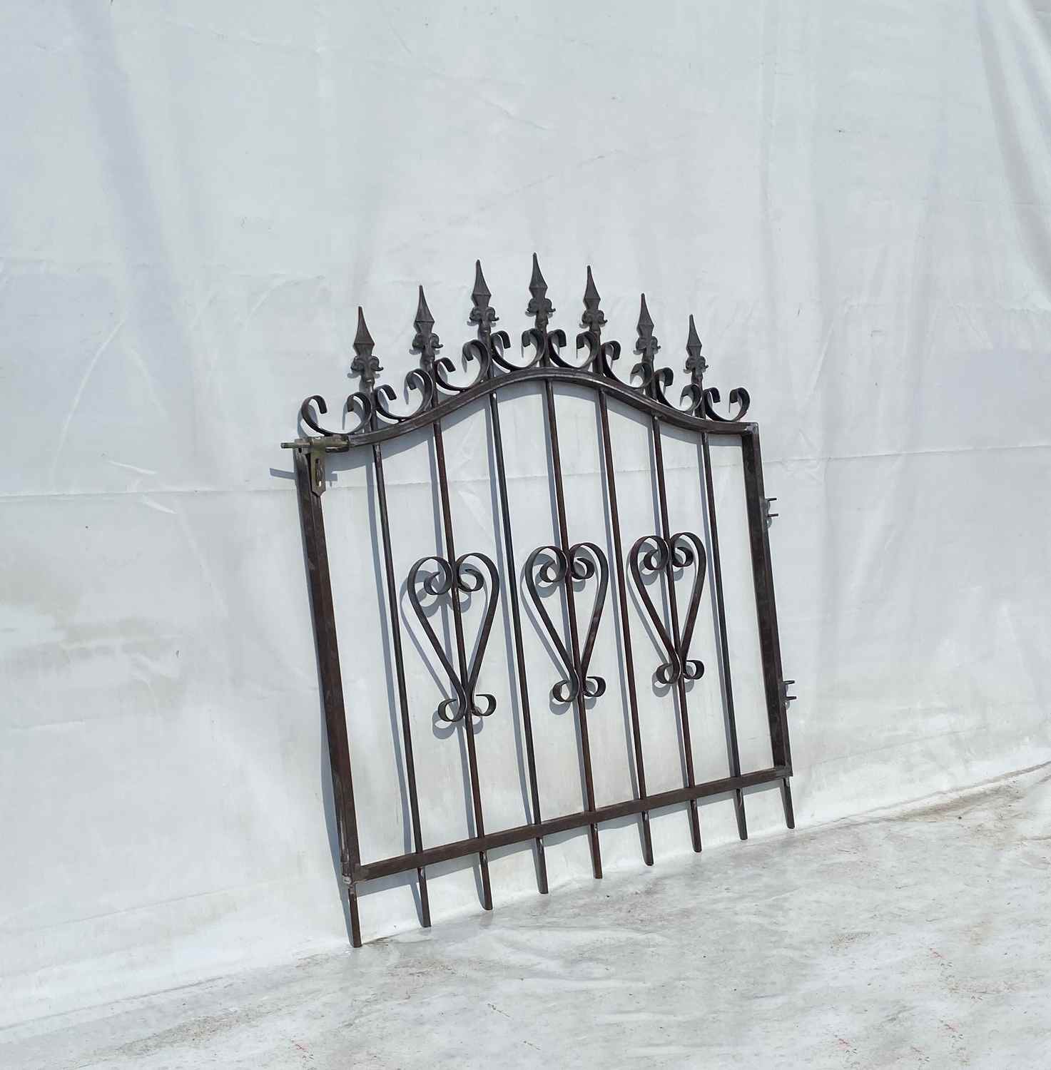 Gartentür Tür Tor Metall Schmiedeeisen Pforte Amori-GT100/100R Roh Rost P.-Set 60 Gartentür Tür Tor Metall Schmiedeeisen Pforte Amori-GT100/100R Roh Rost P.-Set 60