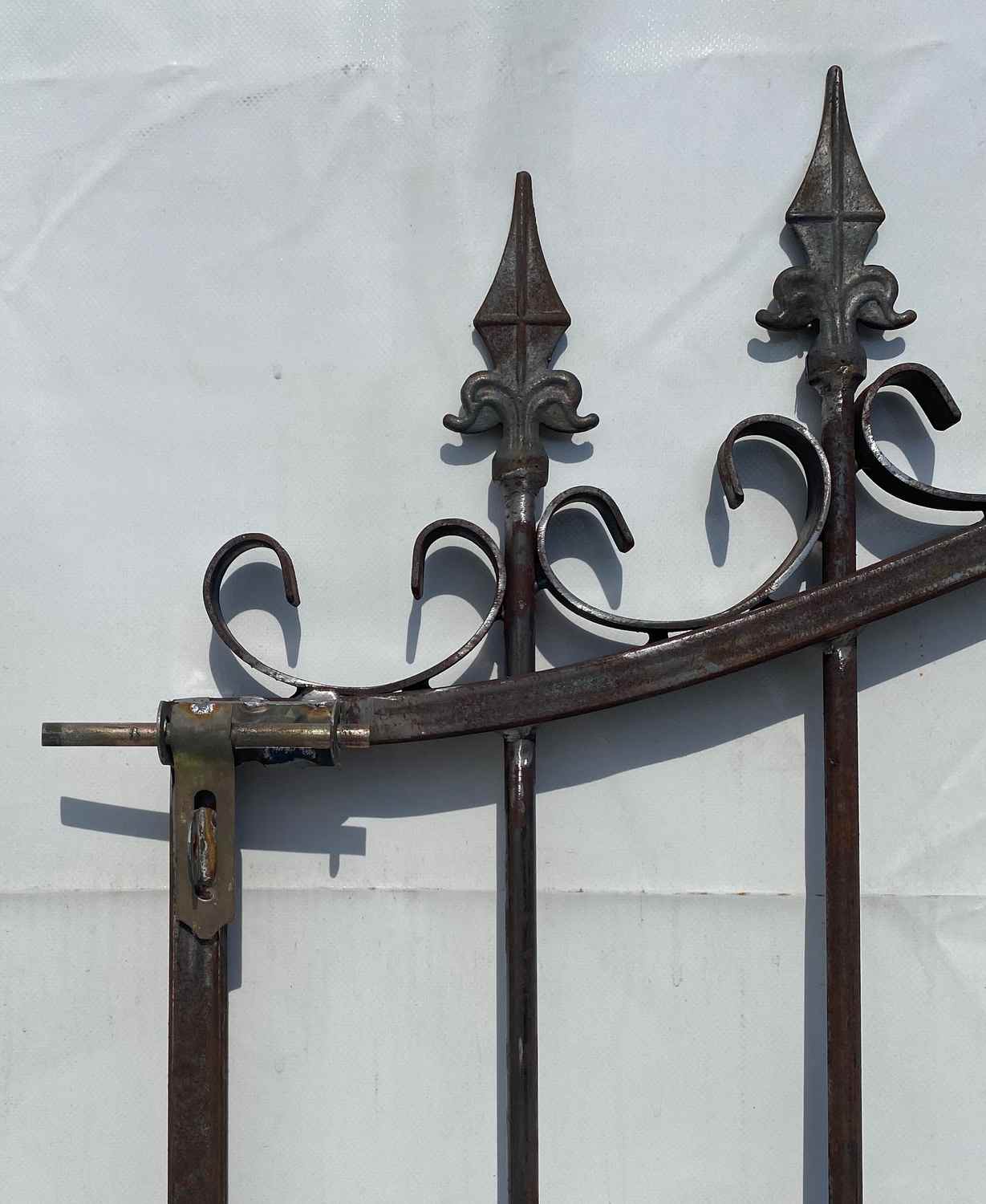 Gartentür Tür Tor Metall Schmiedeeisen Pforte Amori-GT100/100R Roh Rost P.-Set 60 Gartentür Tür Tor Metall Schmiedeeisen Pforte Amori-GT100/100R Roh Rost P.-Set 60