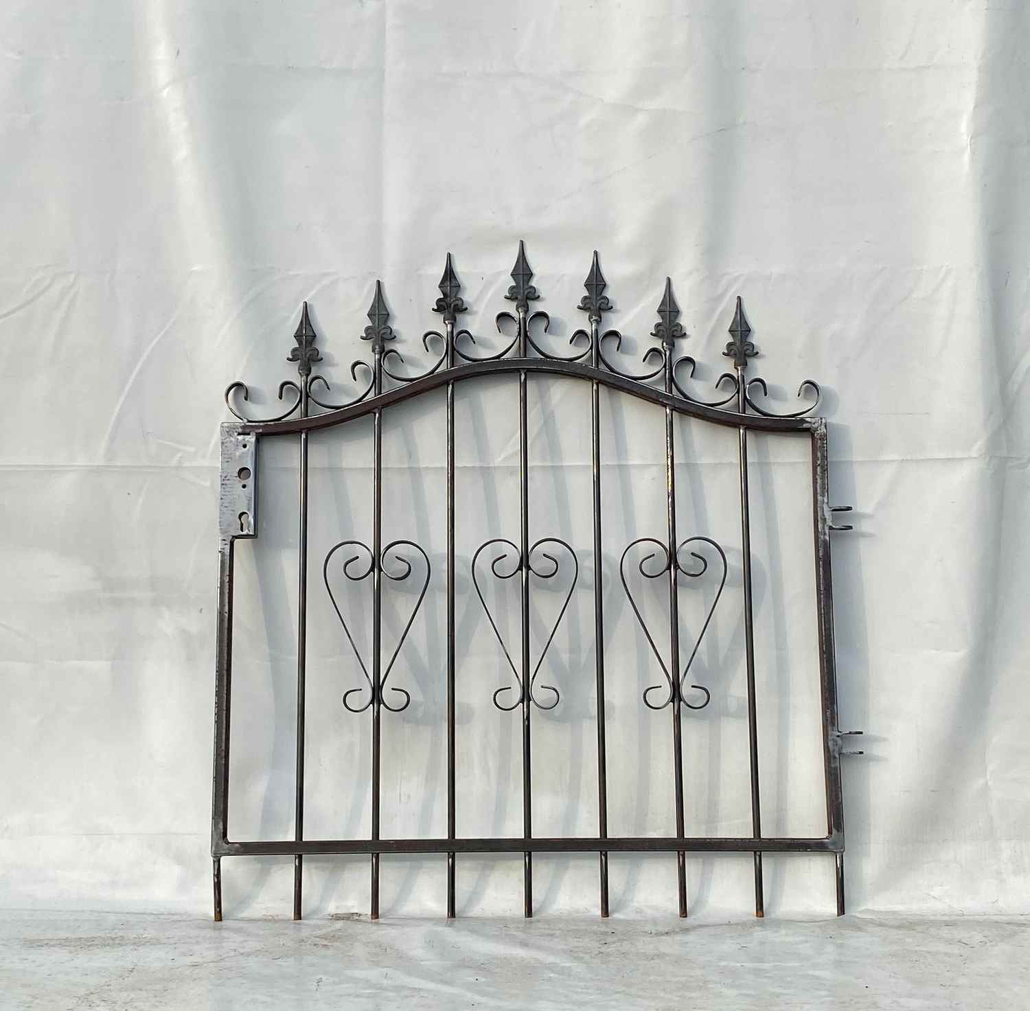 Gartentür Tür Tor Metall Schmiedeeisen Pforte Amori-GT100/100S Roh Rost P.-Set Gartentür Tür Tor Metall Schmiedeeisen Pforte Amori-GT100/100S Roh Rost P.-Set