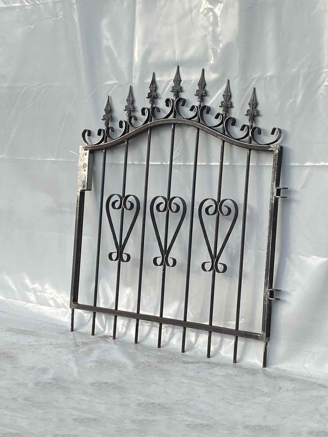 Gartentür Tür Tor Metall Schmiedeeisen Pforte Amori-GT100/100S Roh Rost P.-Set Gartentür Tür Tor Metall Schmiedeeisen Pforte Amori-GT100/100S Roh Rost P.-Set