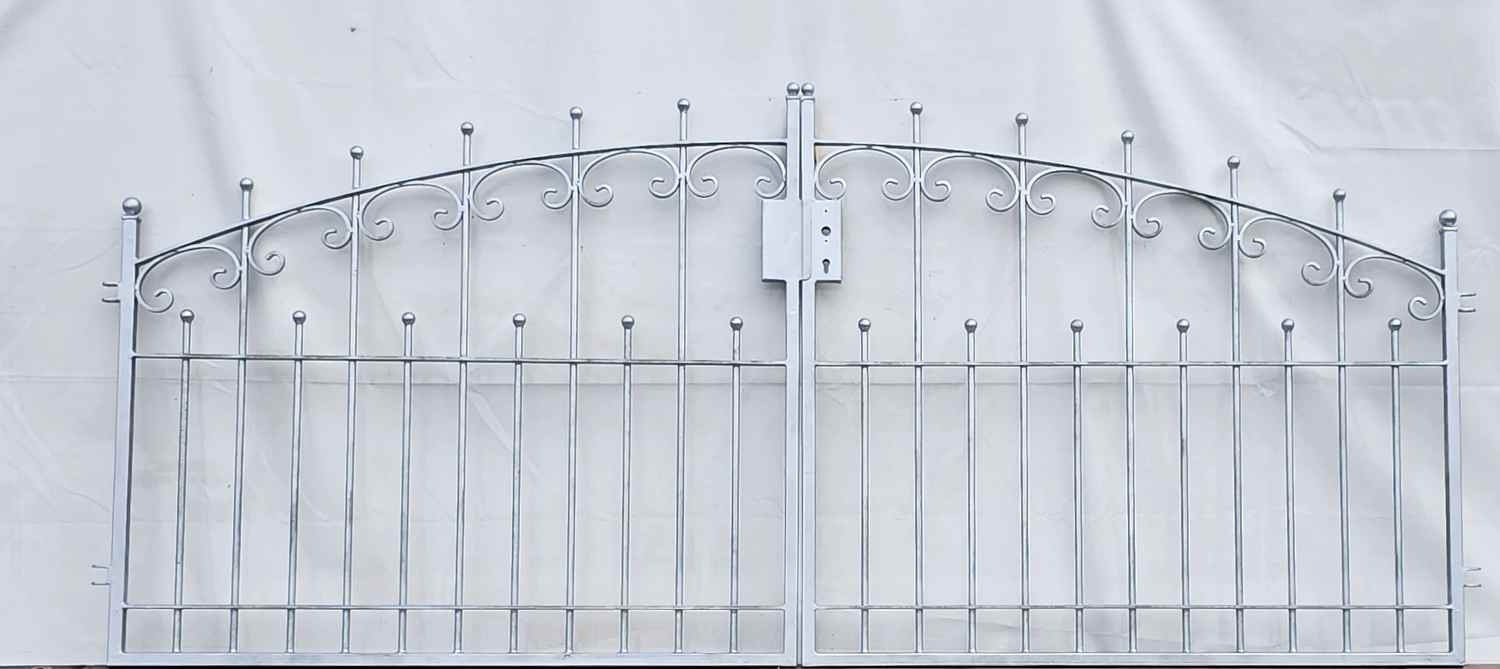 Gartentor Hoftor Tor Metall Schmiedeeisen Tosco-GT300/100S Verzinkt P.-Set 100 Gartentor Hoftor Tor Metall Schmiedeeisen Tosco-GT300/100S Verzinkt P.-Set 100