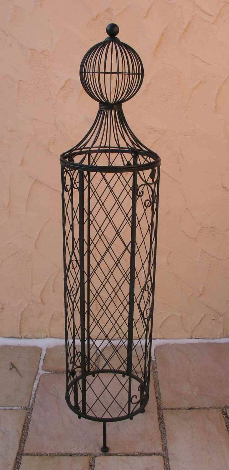 Rankstab Rankhilfe Rankgitter Obelisk Wells-XL 165 Schwarz für Clematis Rankstab Rankhilfe Rankgitter Obelisk Wells-XL 165 Schwarz für Clematis