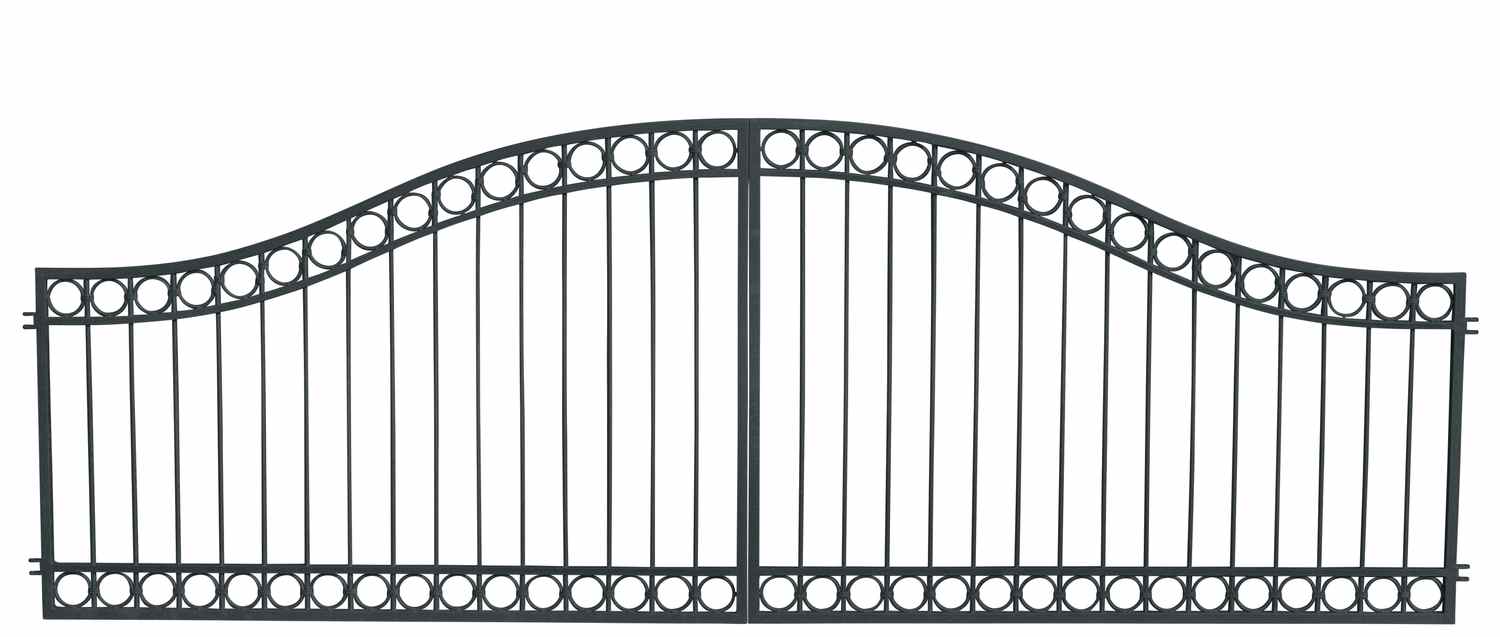 Gartentor Hoftor Tor Metall Eisen Anello-GT400/100R Verzinkt Anthrazit Grau 7016 Gartentor Hoftor Tor Metall Eisen Anello-GT400/100R Verzinkt Anthrazit Grau 7016