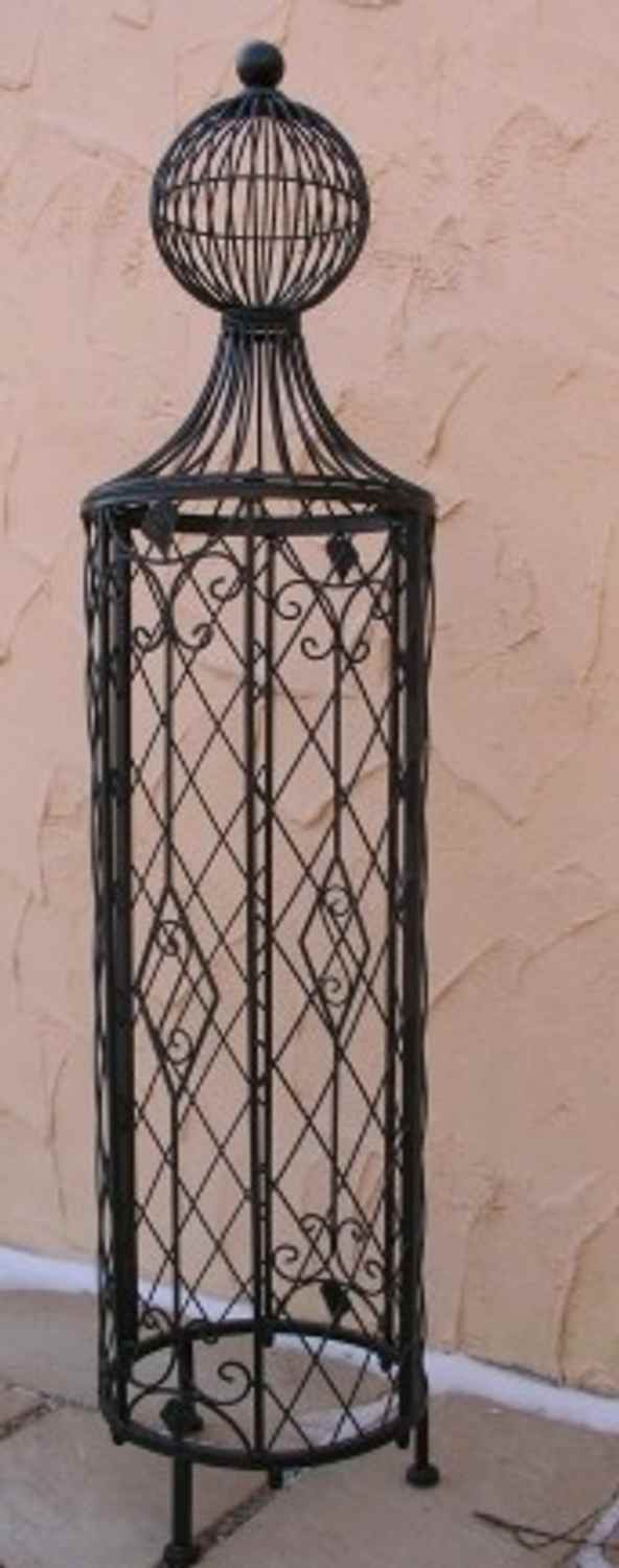 Rankstab Rankhilfe Pfosten Obelisk Wells 135cm Schwarz Rankstab Rankhilfe Pfosten Obelisk Wells 135cm Schwarz