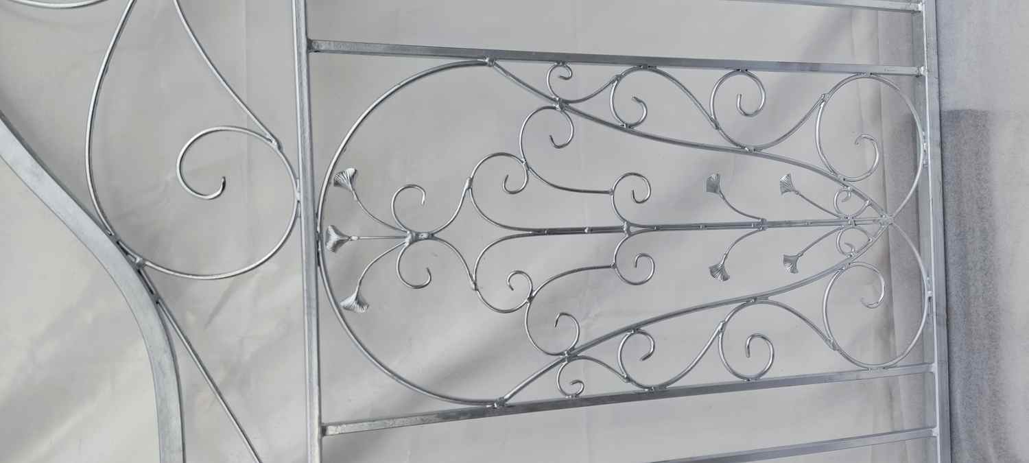 Gartentor Schmiedeeisen Tor Pforte Metall Otello-GT300/130S P.-Set 80 Feuer Verzinkt Gartentor Schmiedeeisen Tor Pforte Metall Otello-GT300/130S P.-Set 80 Feuer Verzinkt
