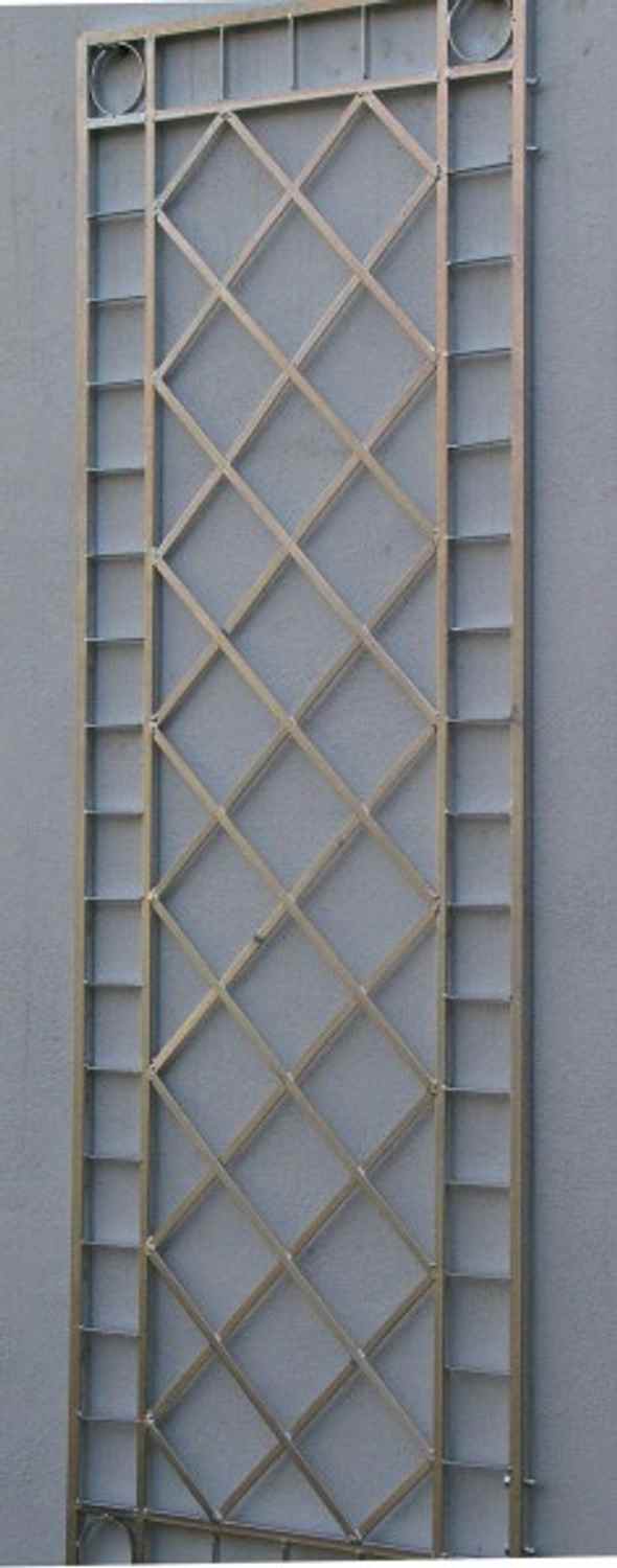 Metall Eisen Rankgitter Spalier Rankhilfe Wandgitter Meran 60 / 240 Verzinkt Kupfer Antik Metall Eisen Rankgitter Spalier Rankhilfe Wandgitter Meran 60 / 240 Verzinkt Kupfer Antik