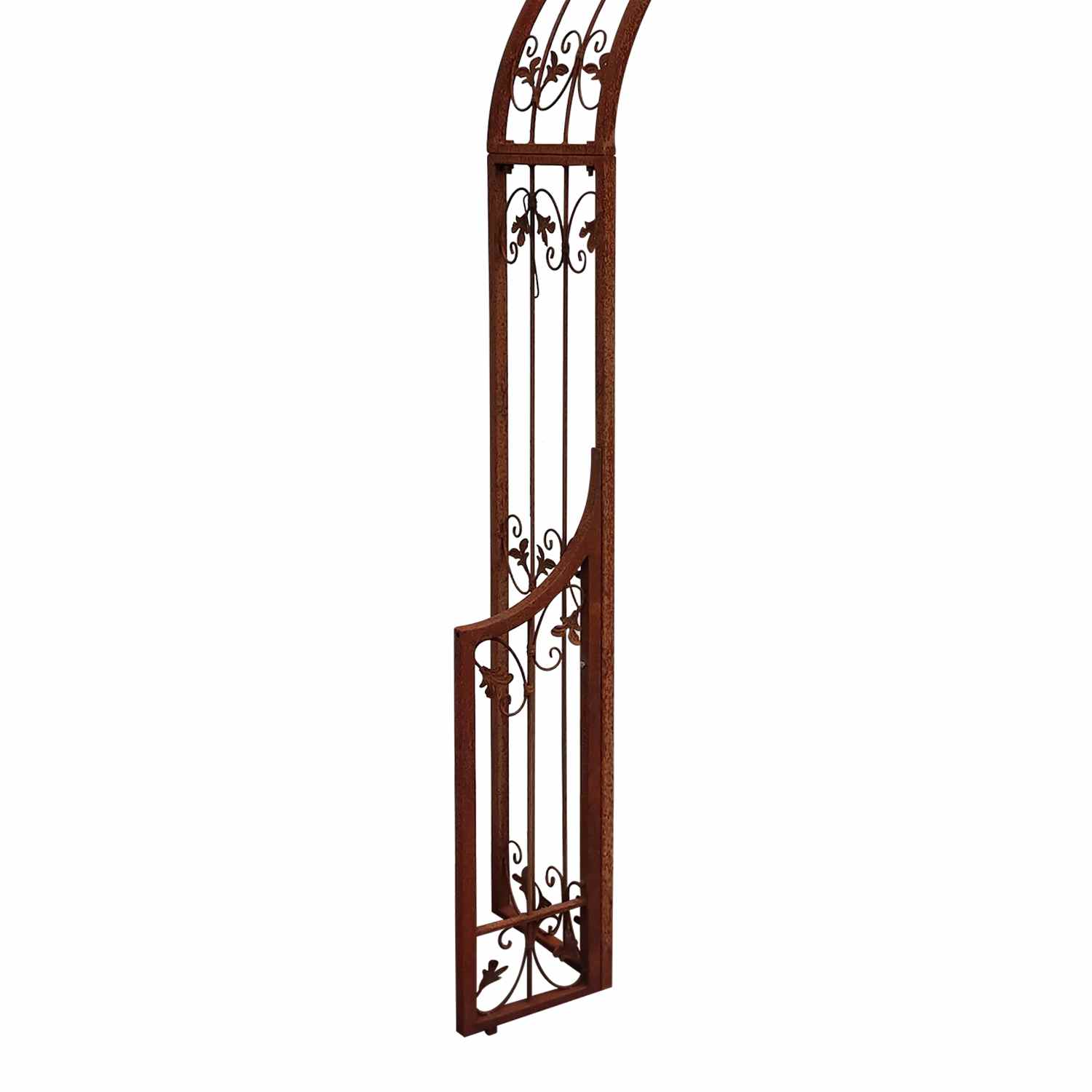 Stabil Rundbogen Rosenbogen Metall Monaco-RB 250 / 220 Edel Rost 250 cm Premium