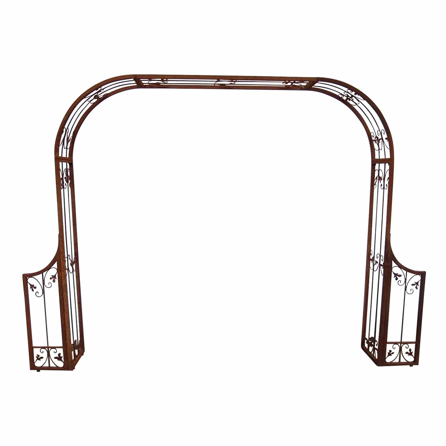 Stabil Rundbogen Rosenbogen Metall Monaco-RB 250 / 220 Edel Rost 250 cm Premium
