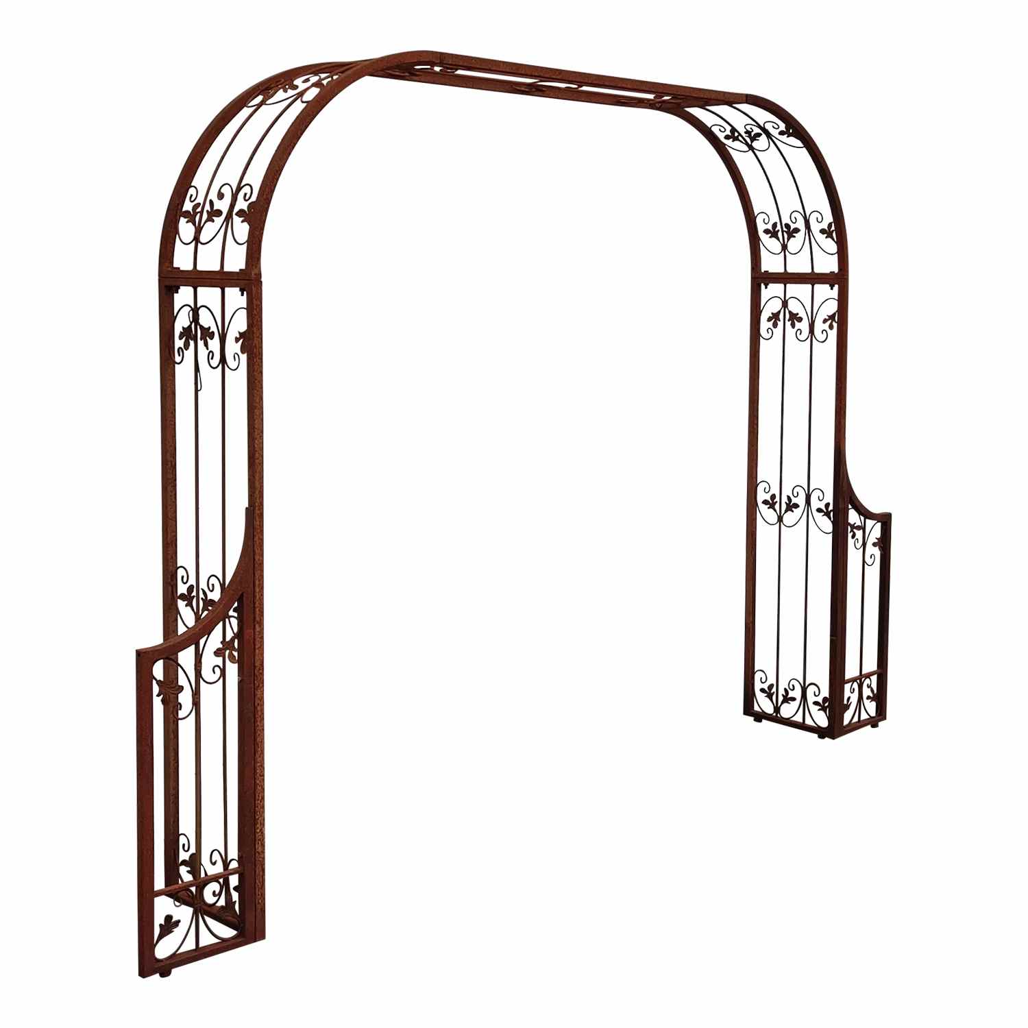 Stabil Rundbogen Rosenbogen Metall Monaco-RB 250 / 220 Edel Rost 250 cm Premium