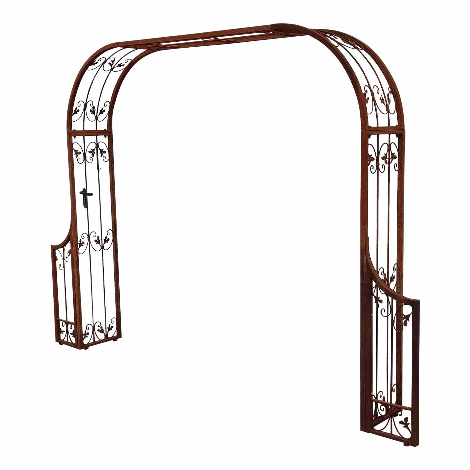Stabil Rundbogen Rosenbogen Metall Monaco-RB 250 / 220 Edel Rost 250 cm Premium