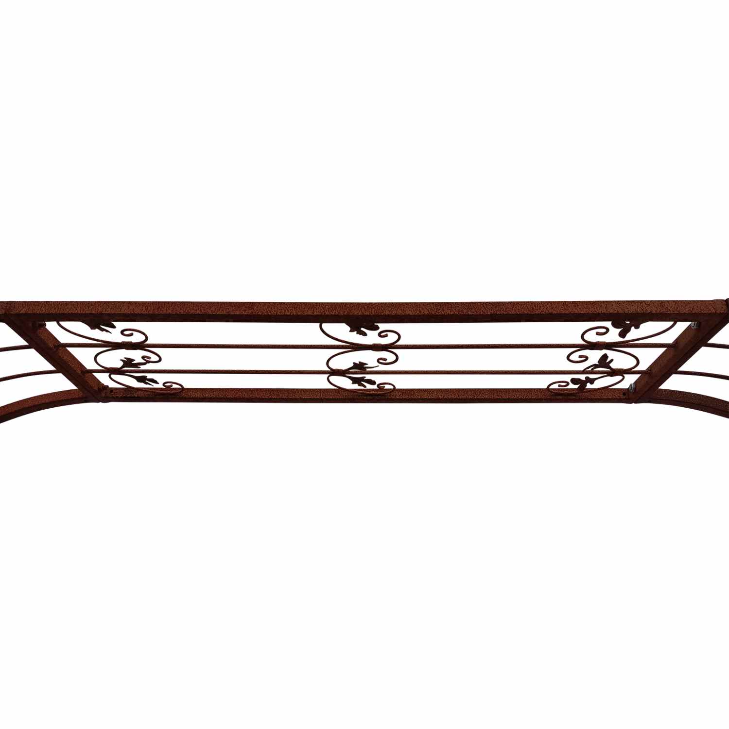 Stabil Rundbogen Rosenbogen Metall Monaco-RB 250 / 220 Edel Rost 250 cm Premium