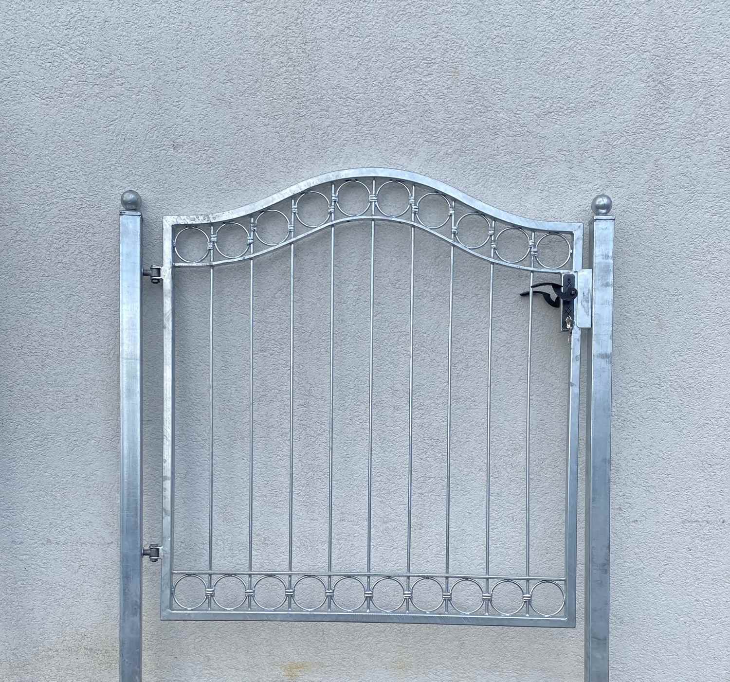 Gartentür Pforte Tor Metall Eisen Anello-GT124/120S Feuer Verzinkt P.-Set 60 Gartentür Pforte Tor Metall Eisen Anello-GT124/120S Feuer Verzinkt P.-Set 60