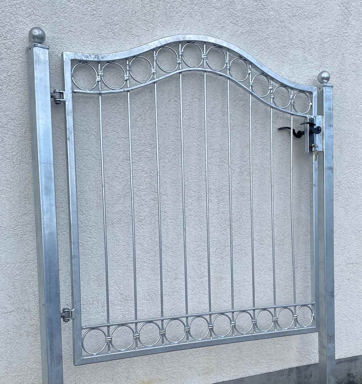 Gartentür Pforte Tor Metall Eisen Anello-GT124/120S Feuer Verzinkt P.-Set 60 Gartentür Pforte Tor Metall Eisen Anello-GT124/120S Feuer Verzinkt P.-Set 60