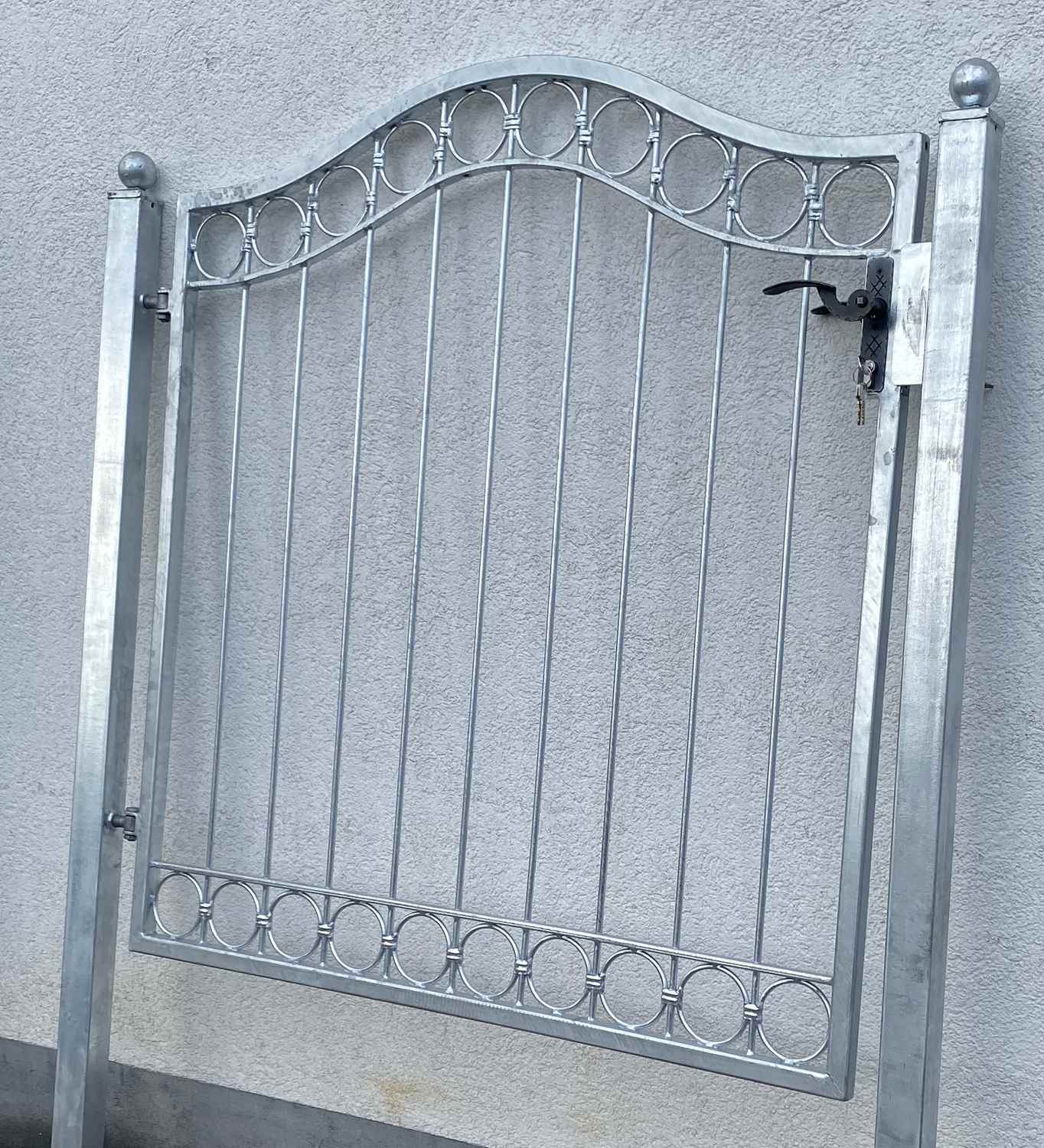 Gartentür Pforte Tor Metall Eisen Anello-GT124/120S Feuer Verzinkt P.-Set 60 Gartentür Pforte Tor Metall Eisen Anello-GT124/120S Feuer Verzinkt P.-Set 60