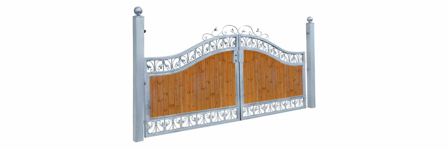 Hoftor Einfahrtstor Monaco-GF400/100S-BB P.-Set 100 Holzfüllung Verzinkt Blickdicht Hoftor Einfahrtstor Monaco-GF400/100S-BB P.-Set 100 Holzfüllung Verzinkt Blickdicht