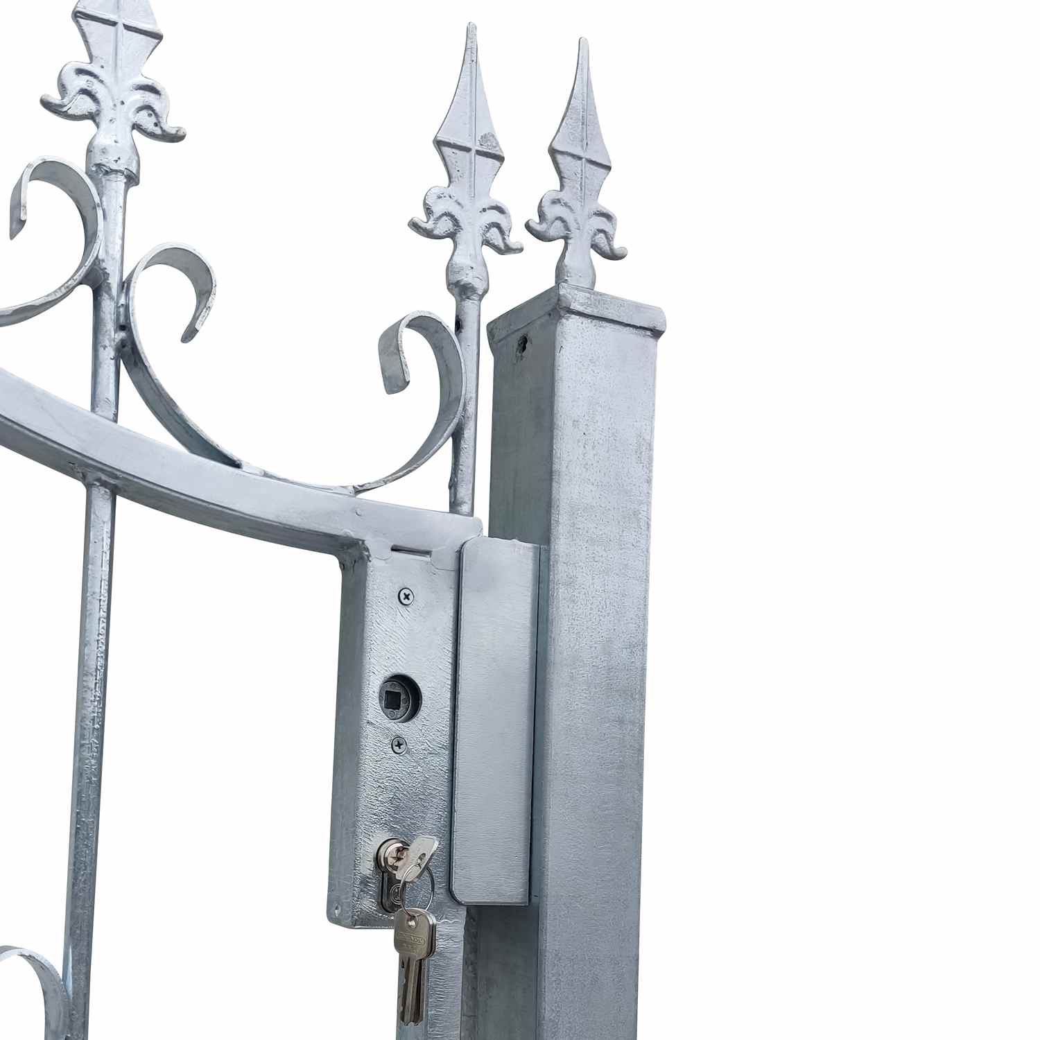Gartentür Tür Tor Metall Schmiedeeisen Pforte Roma-GT100/100S Verzinkt Pf-Set 60 Gartentür Tür Tor Metall Schmiedeeisen Pforte Roma-GT100/100S Verzinkt Pf-Set 60