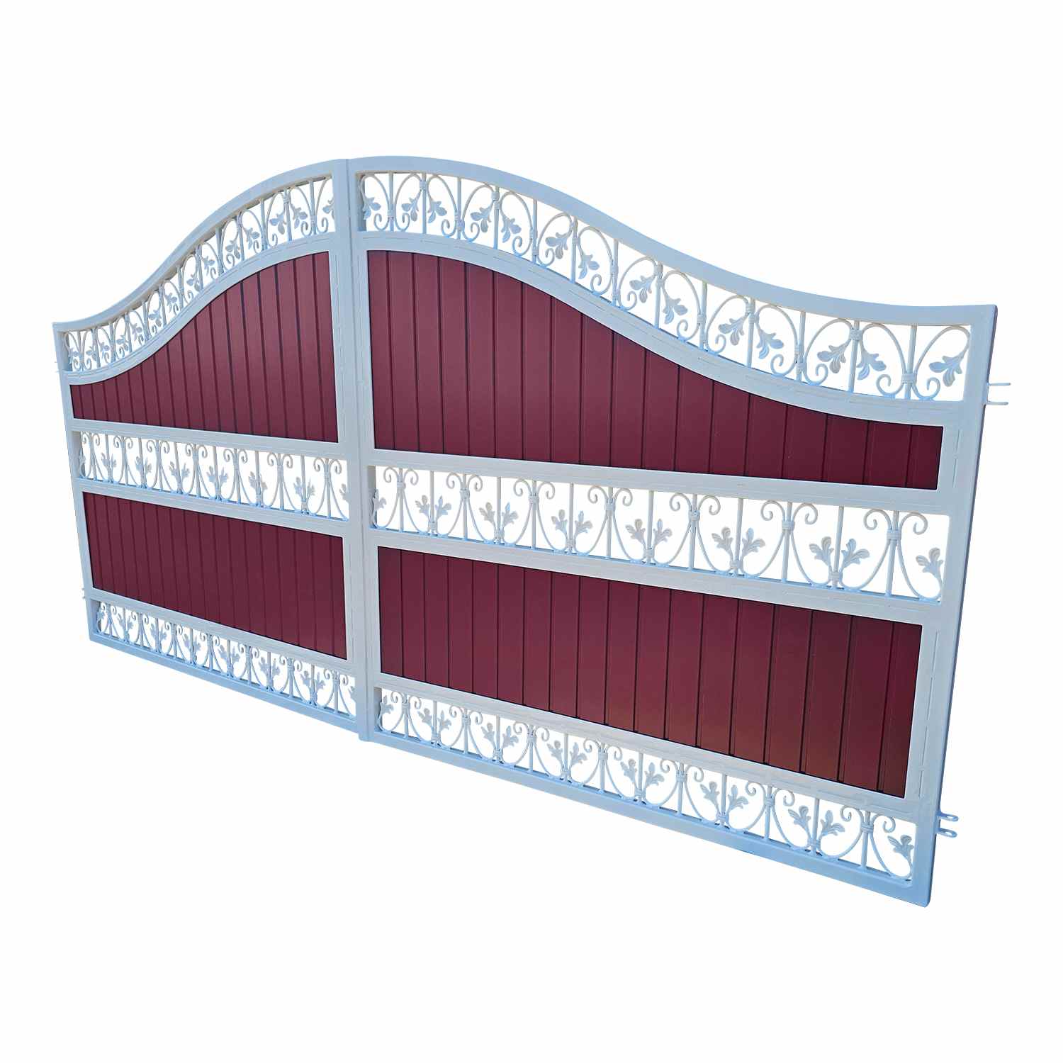 Gartentor Hoftor Tor Metall Monaco-GT300/188R BB Blickdicht Riegel Verzinkt