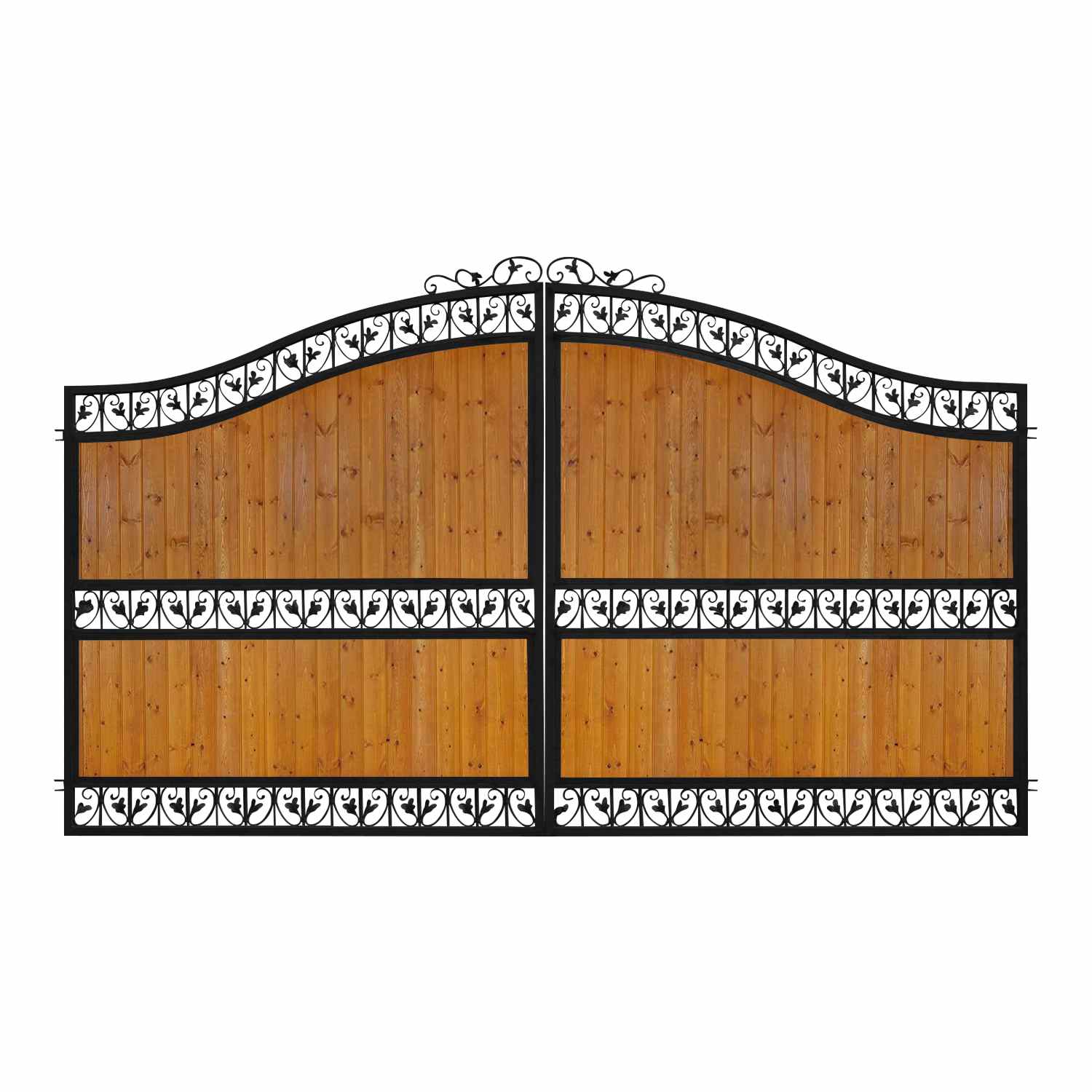 Gartentor Hoftor Tor Metall Monaco-GT400/188R BB Blickdicht  Anthrazit Grau