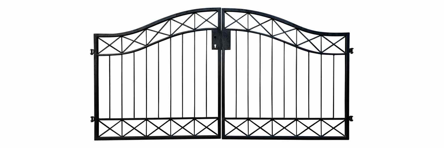 Gartentor Hoftor Einfahrtstor Metall Crossline-GT300/100S Anthrazit Grau Gartentor Hoftor Einfahrtstor Metall Crossline-GT300/100S Anthrazit Grau