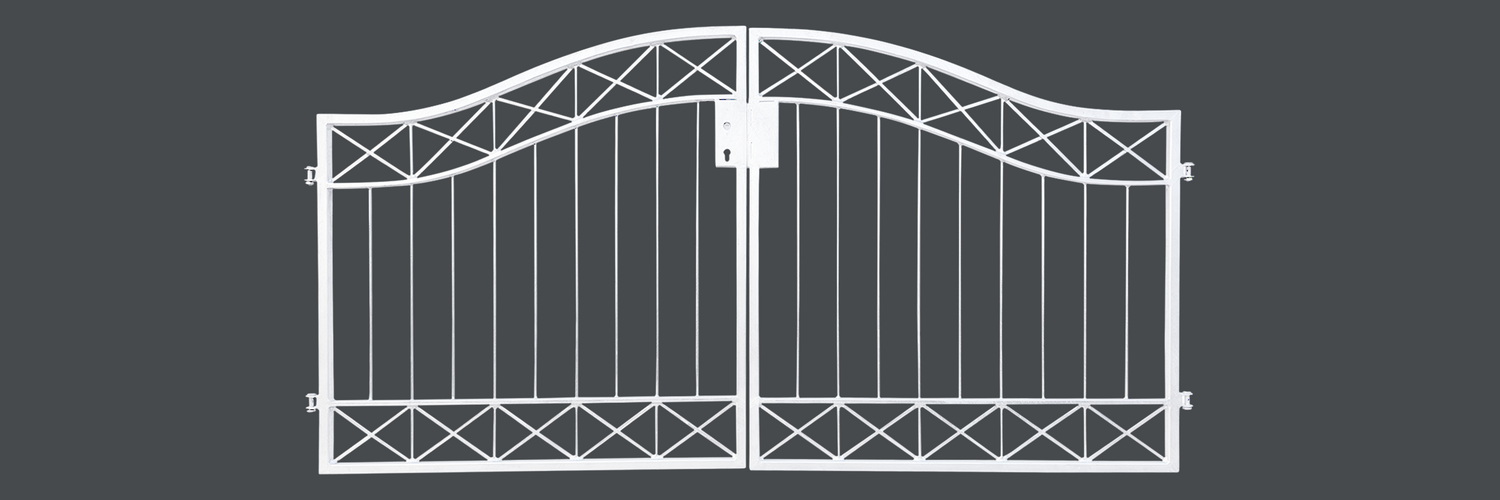 Gartentor Hoftor Einfahrtstor Metall Crossline-GT300/100S Anthrazit Grau Gartentor Hoftor Einfahrtstor Metall Crossline-GT300/100S Anthrazit Grau