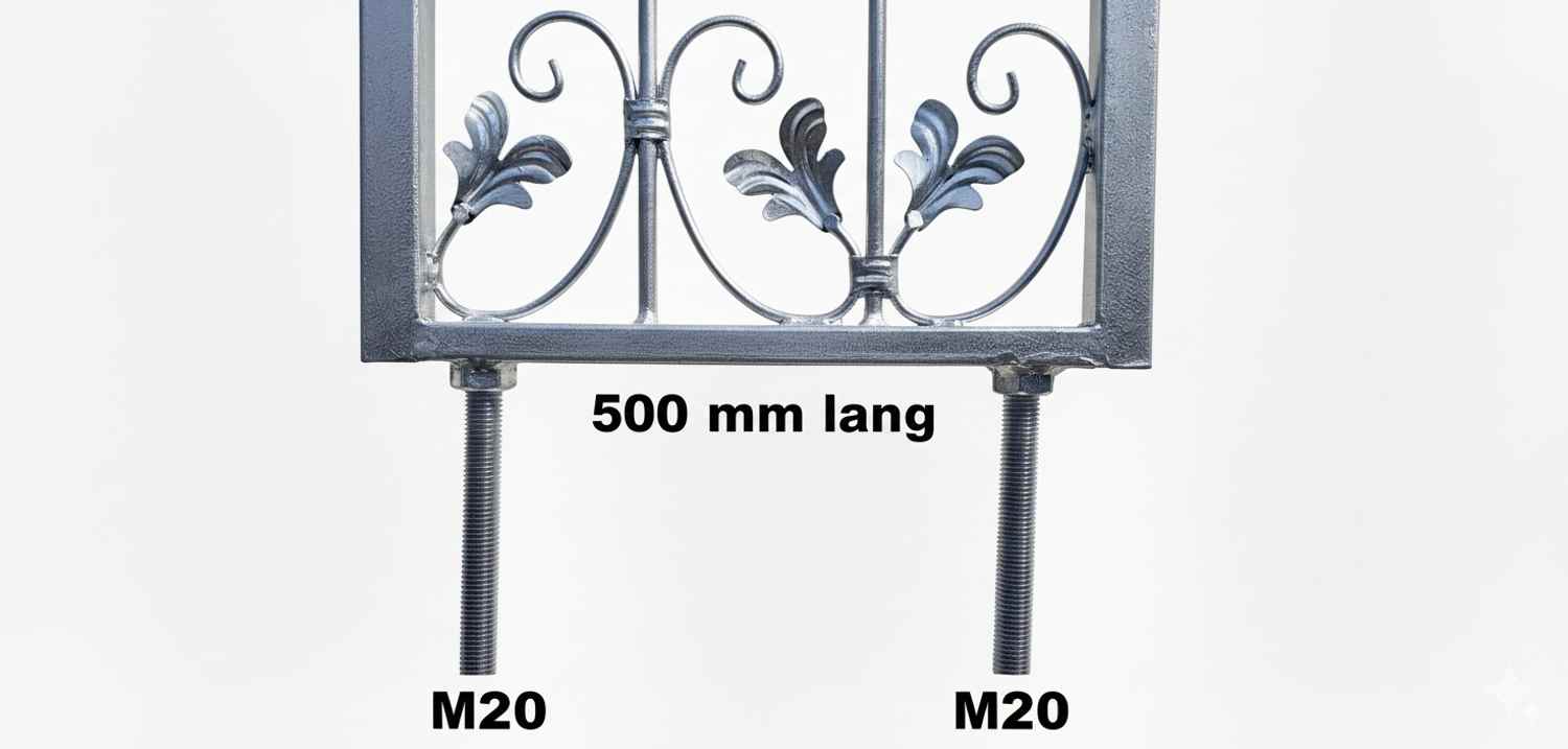 Schmiedeeisen Eisenzaun Zaun Zäune Monaco-Z100/200 Rost Schmiedeeisen Eisenzaun Zaun Zäune Monaco-Z100/200 Rost