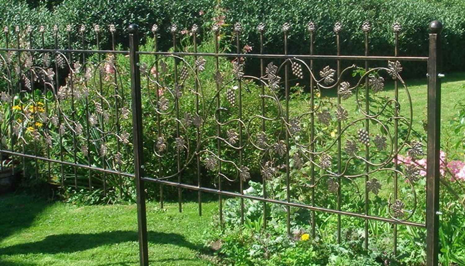 1 Meter Schmiedeeisen Zaun Zäune Bachus-Z100/200 VSG 1 Meter Schmiedeeisen Zaun Zäune Bachus-Z100/200 VSG