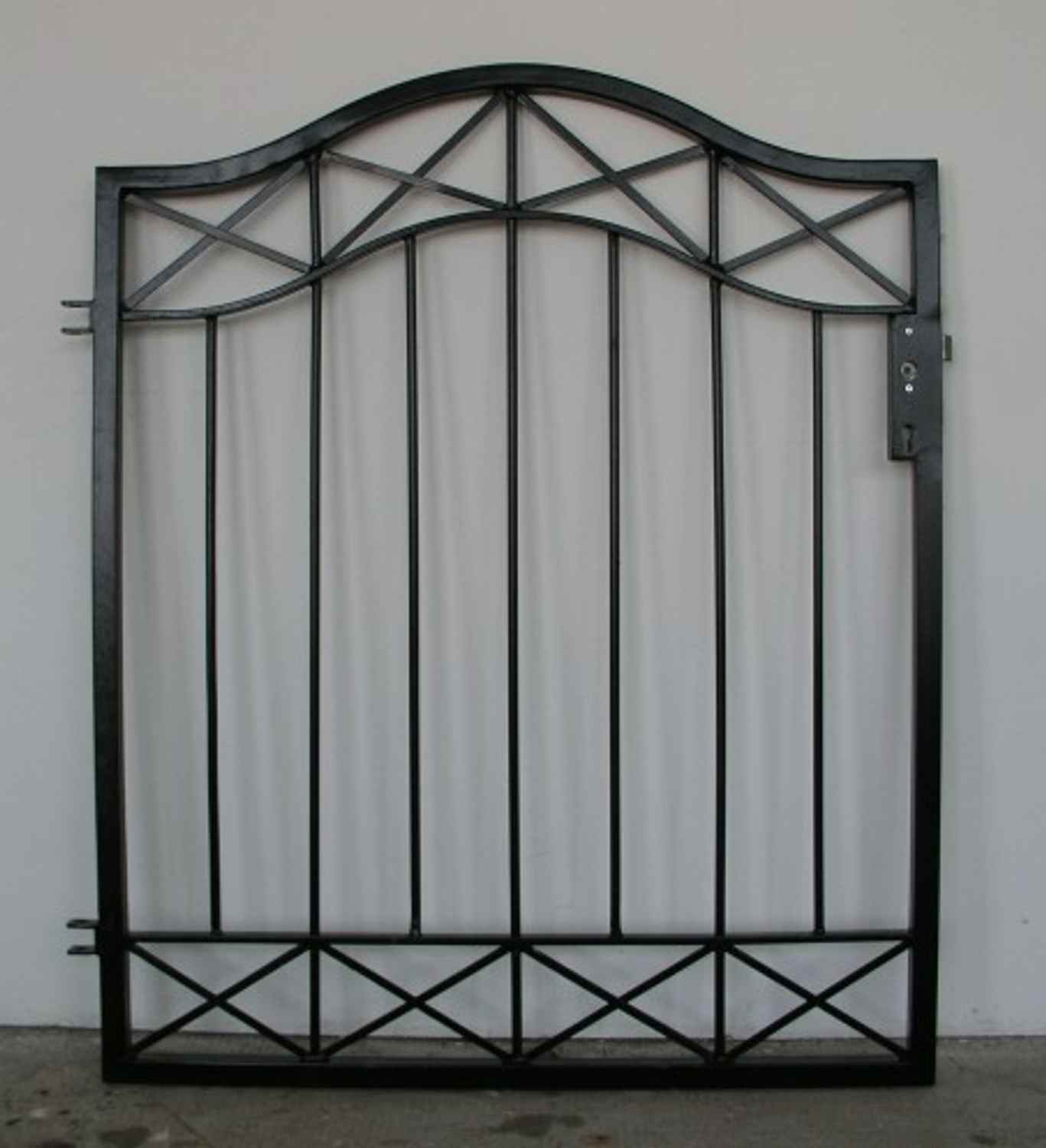 Gartentür Tür Tor Pforte Crossline-GT100/110S schwarz Gartentür Tür Tor Pforte Crossline-GT100/110S schwarz