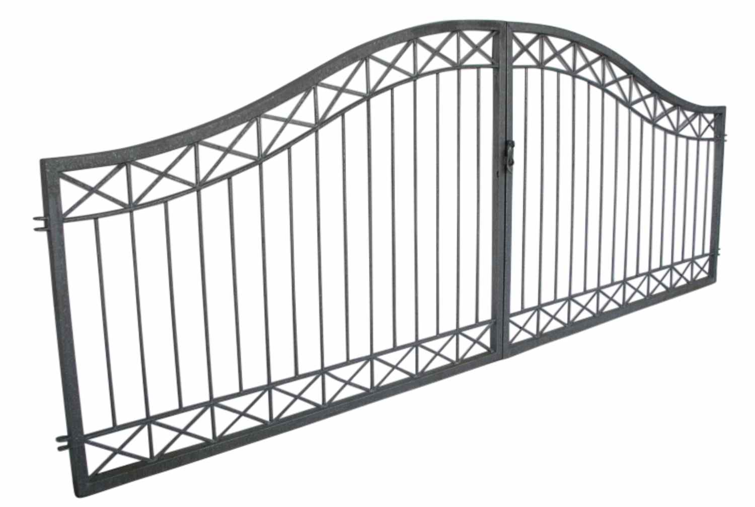 Gartentor Hoftor Einfahrtstor Metall Modern Crossline-GT350 /100R Verzinkt Gartentor Hoftor Einfahrtstor Metall Modern Crossline-GT350 /100R Verzinkt