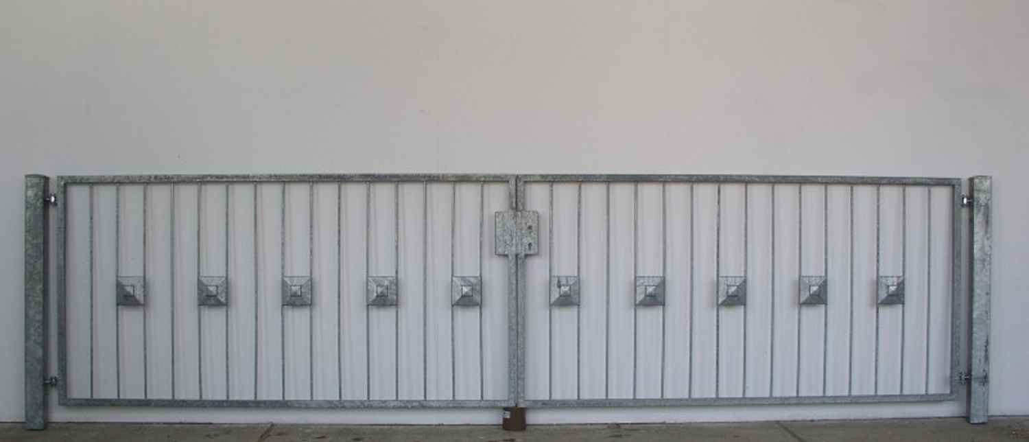 Gartentor Hoftor Einfahrtstor Castellan-FT400/120S Verzinkt P.-Set100 Gartentor Hoftor Einfahrtstor Castellan-FT400/120S Verzinkt P.-Set100