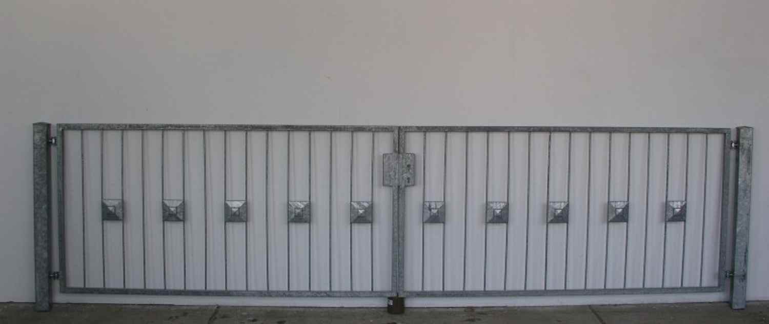 Gartentor Hoftor Einfahrtstor Castellan-FT400/120S Verzinkt P.-Set100 Gartentor Hoftor Einfahrtstor Castellan-FT400/120S Verzinkt P.-Set100