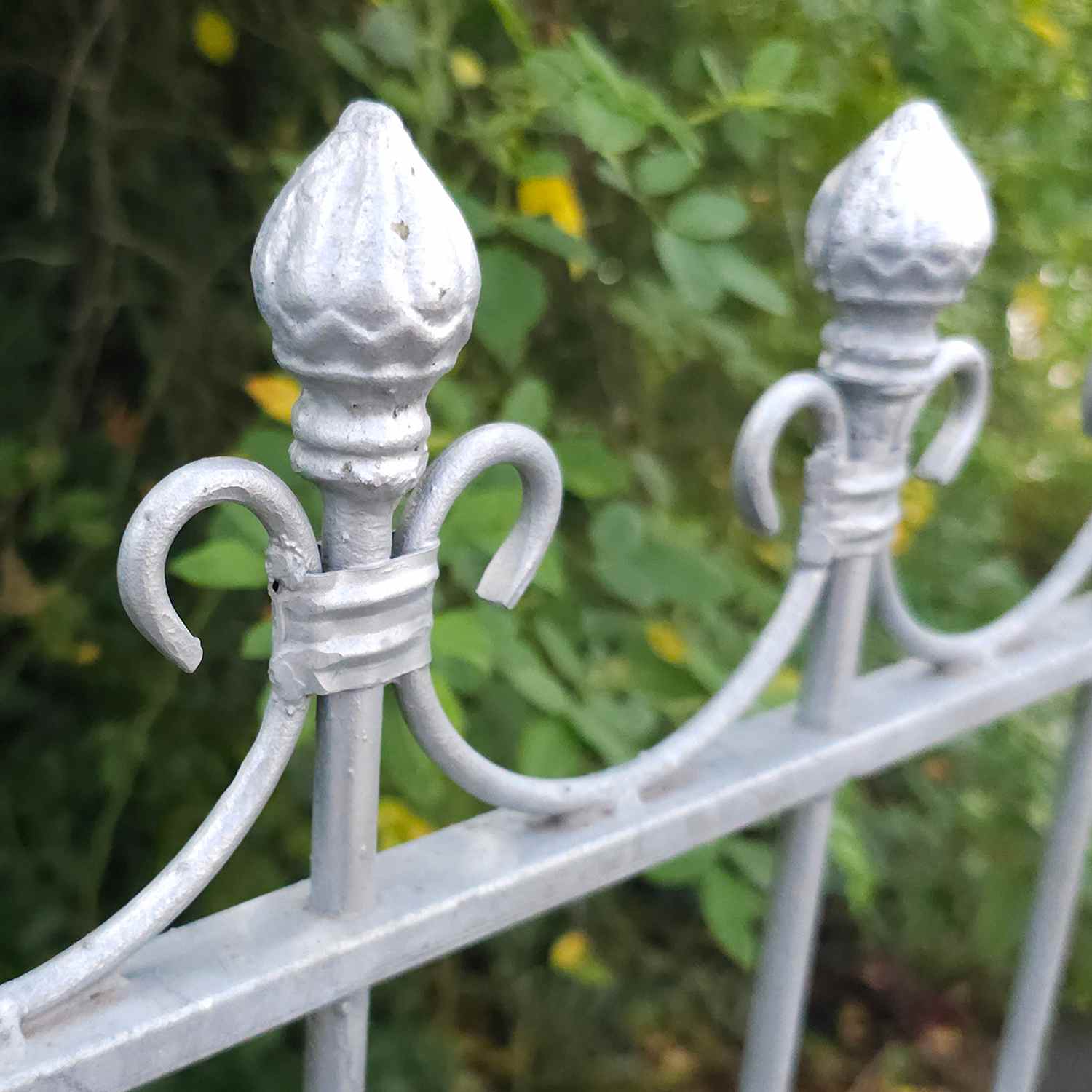 Schmiedeeisen Zaun Eisenzaun Gartenzaun Metallzaun Cassel-Z100/200 Verzinkt Schmiedeeisen Zaun Eisenzaun Gartenzaun Metallzaun Cassel-Z100/200 Verzinkt