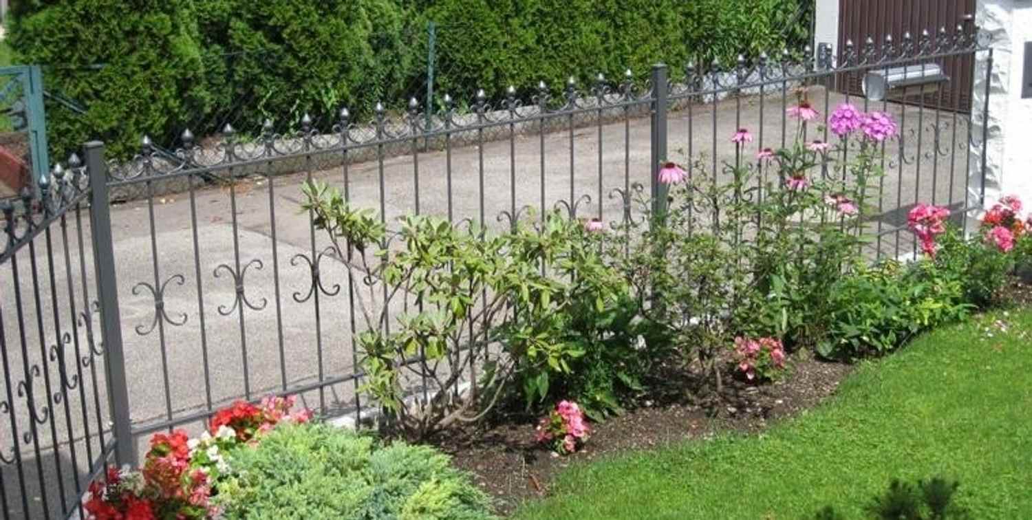 Schmiedeeisen Zaun Eisenzaun Gartenzaun Metallzaun Cassel-Z100/200 Verzinkt Schmiedeeisen Zaun Eisenzaun Gartenzaun Metallzaun Cassel-Z100/200 Verzinkt