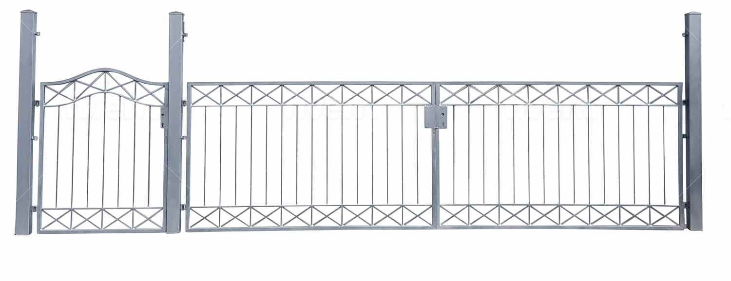 Gartentor Hoftor Metall Tor Crossline-GFT500/100A P.-Set 100 Verzinkt Elektrisch Torantrieb Gartentor Hoftor Metall Tor Crossline-GFT500/100A P.-Set 100 Verzinkt Elektrisch Torantrieb