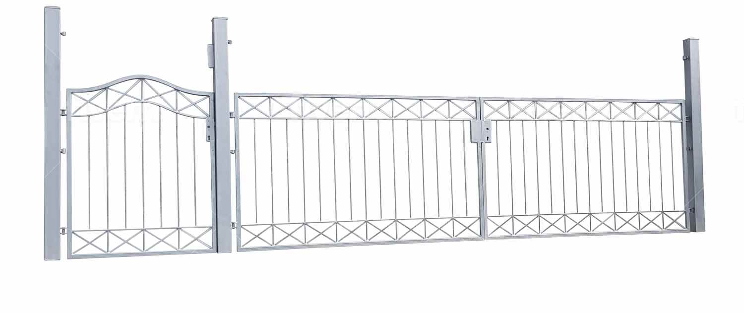 Gartentor Hoftor Metall Tor Crossline-GFT500/100A P.-Set 100 Verzinkt Elektrisch Torantrieb Gartentor Hoftor Metall Tor Crossline-GFT500/100A P.-Set 100 Verzinkt Elektrisch Torantrieb