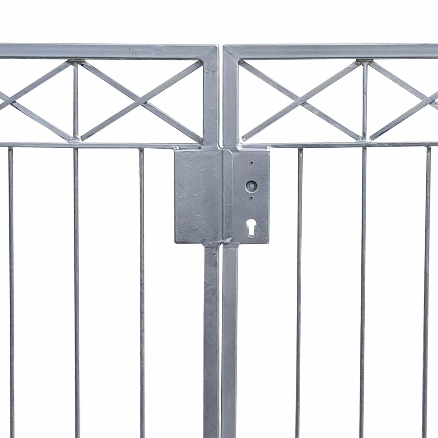 Gartentor Hoftor Tor Metall Crossline-GFT500/120A Verzinkt Elektrisch Torantrieb P.-Set 100 Gartentor Hoftor Tor Metall Crossline-GFT500/120A Verzinkt Elektrisch Torantrieb P.-Set 100