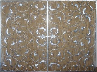 Schmiedeeisen Spalier Rankwand Lisbao-SSG 200 x 150 cm