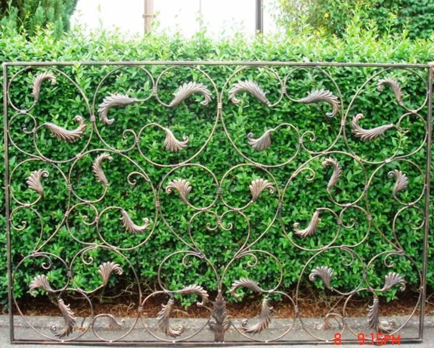 Schmiedeeisen Zaun Zäune Tor Lisbao VSG 150 cm Schmiedeeisen Zaun Zäune Tor Lisbao VSG 150 cm