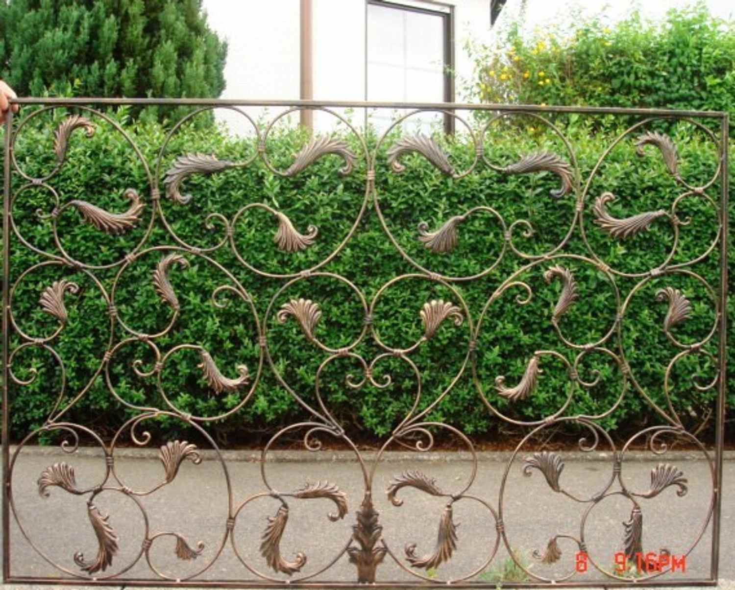 Schmiedeeisen Zaun Zäune Tor Lisbao VSG 150 cm Schmiedeeisen Zaun Zäune Tor Lisbao VSG 150 cm