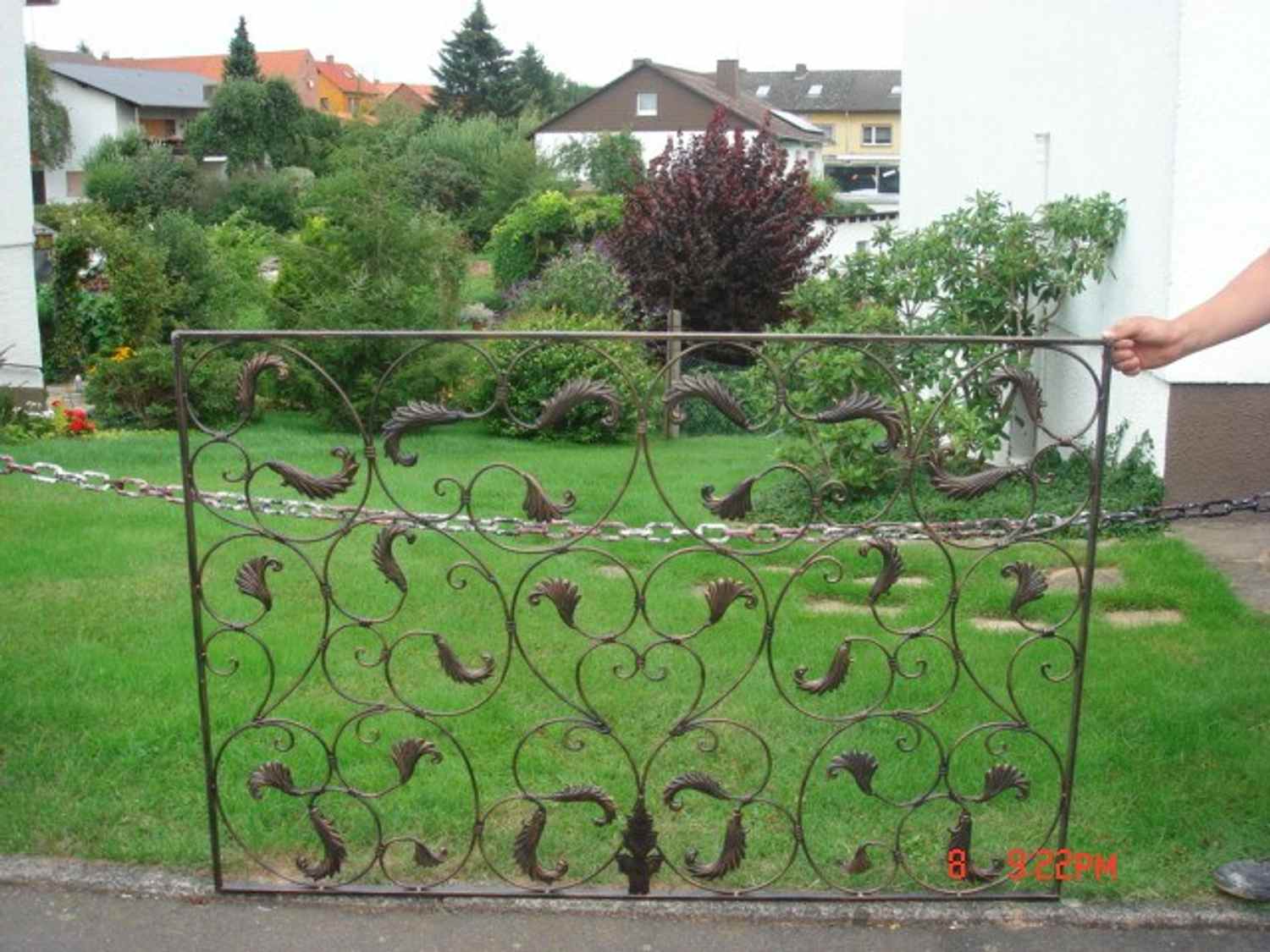Schmiedeeisen Zaun Zäune Tor Lisbao VSG 150 cm Schmiedeeisen Zaun Zäune Tor Lisbao VSG 150 cm
