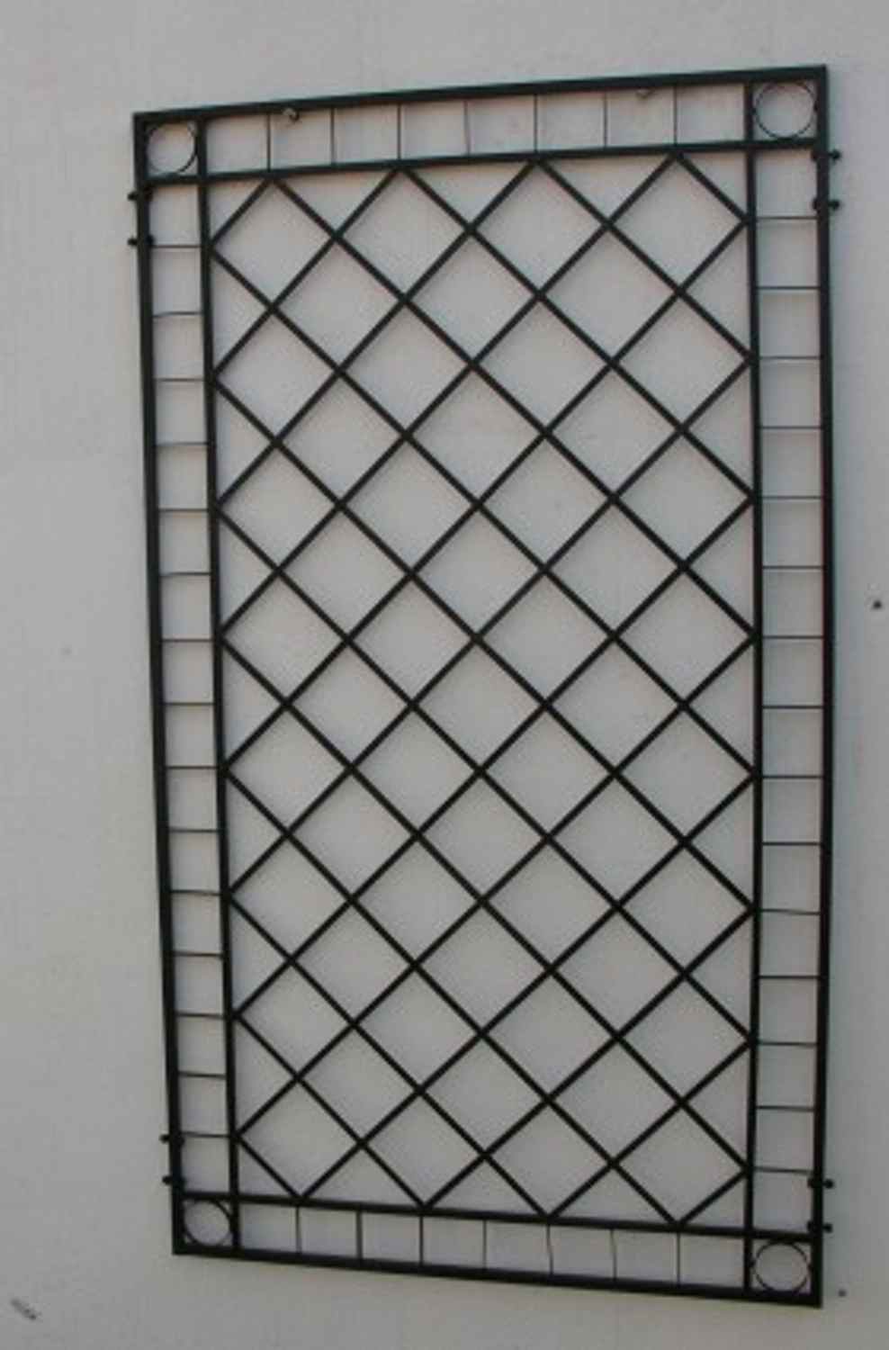 Rankgitter Rankhilfe Wandgitter Meran 100 180 Feuer Verzinkt schwarz PULVER DUPLEX 