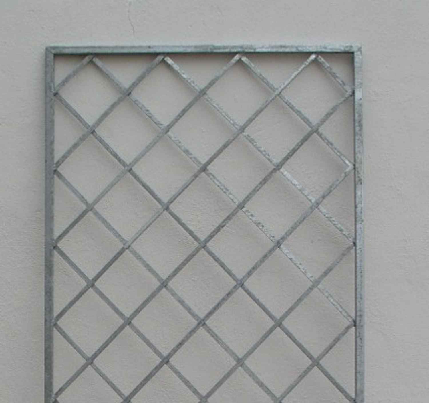 Rankgitter Spalier Rankhilfe Wandgitter Stahl Metal Bozen 80 Feuer Verzinkt grün