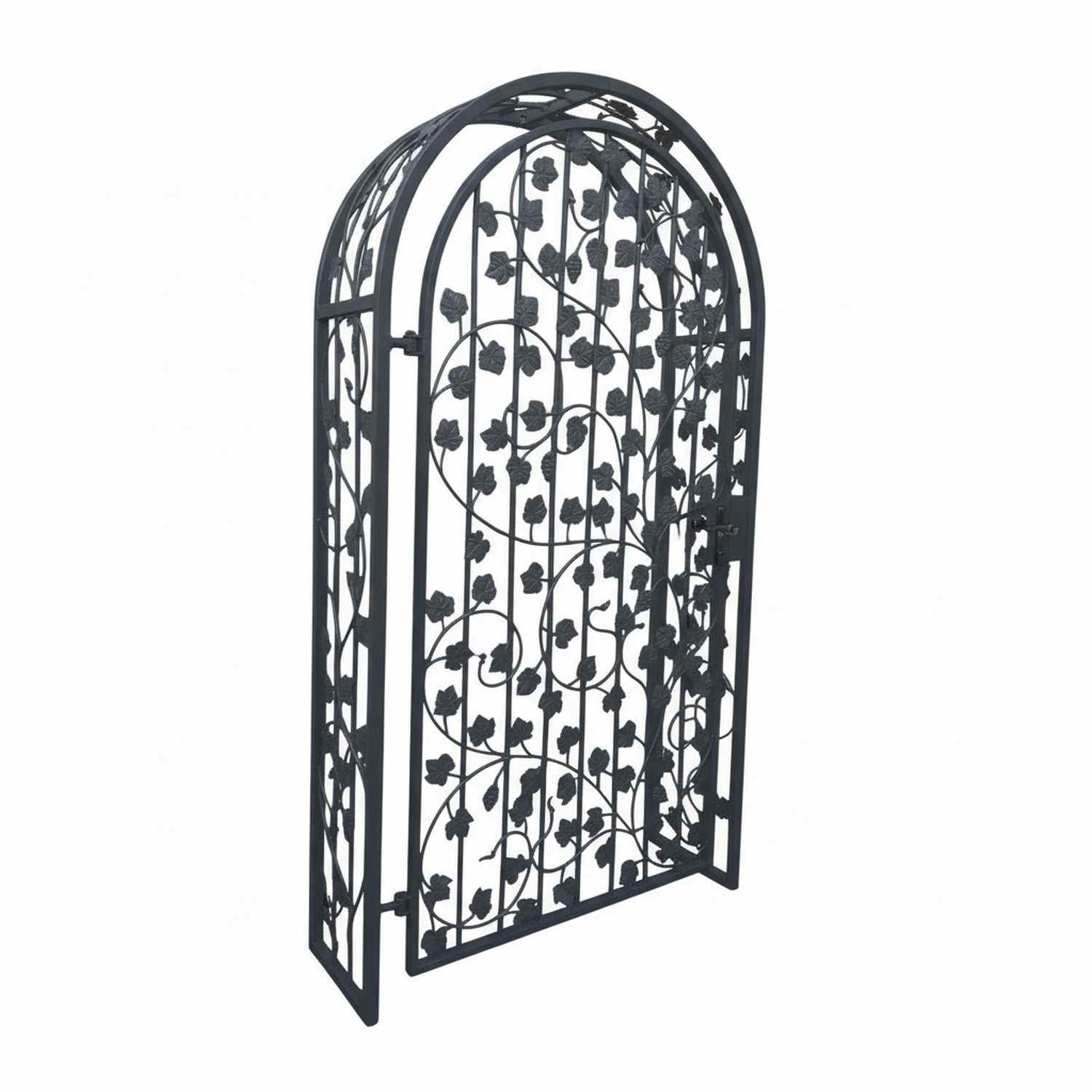 Gartentür Pforte Rosenbogen mit Tür Bachus-RBGT-RBSR 100/220/40 Schloss Verzinkt Duplex pulverbeschichtet Gartentür Pforte Rosenbogen mit Tür Bachus-RBGT-RBSR 100/220/40 Schloss Verzinkt Duplex pulverbeschichtet