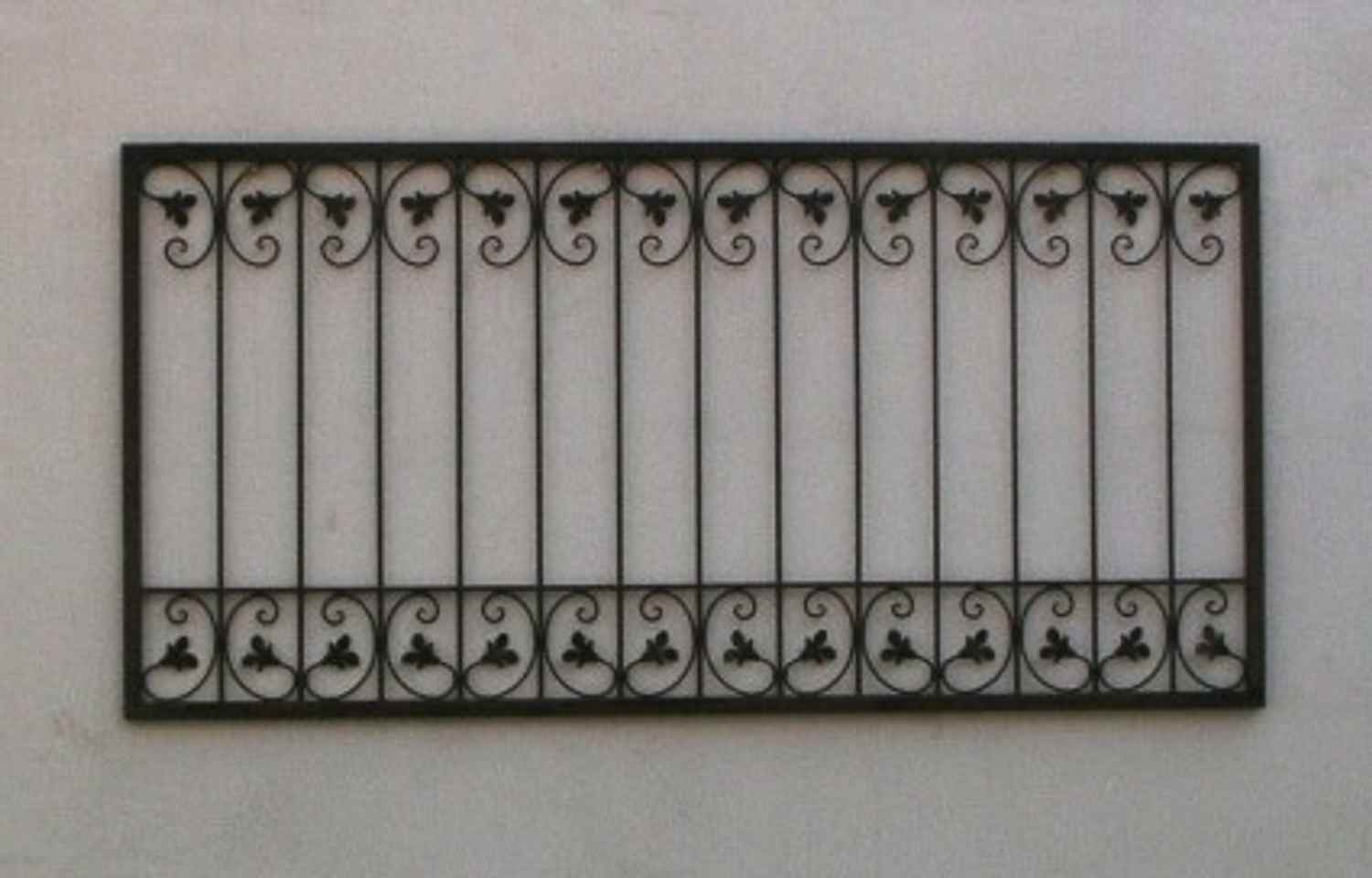 Schmiedeeisen Eisenzaun Zaun Zäune Monaco-Z120/150 Rost Schmiedeeisen Eisenzaun Zaun Zäune Monaco-Z120/150 Rost