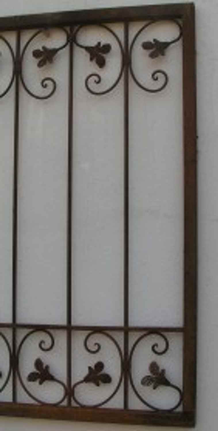 Schmiedeeisen Eisenzaun Zaun Zäune Monaco-Z120/150 Rost Schmiedeeisen Eisenzaun Zaun Zäune Monaco-Z120/150 Rost