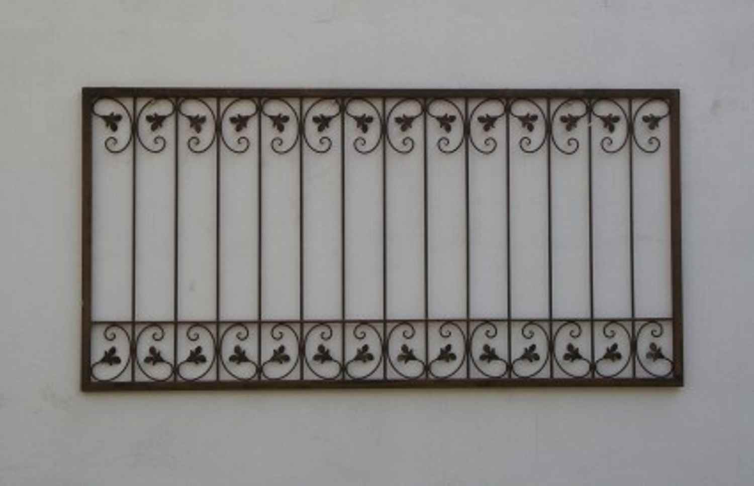 Schmiedeeisen Eisenzaun Zaun Zäune Monaco-Z120/150 Rost Schmiedeeisen Eisenzaun Zaun Zäune Monaco-Z120/150 Rost