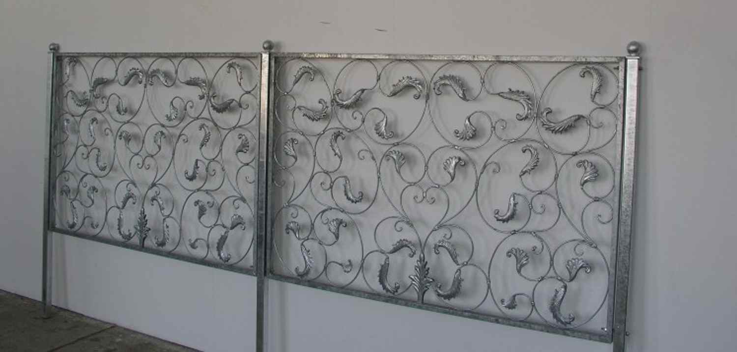Schmiedeeisen Eisen Zaun Zäune Metall Lisbao 150 cm Roh Rost Antik Schmiedeeisen Eisen Zaun Zäune Metall Lisbao 150 cm Roh Rost Antik