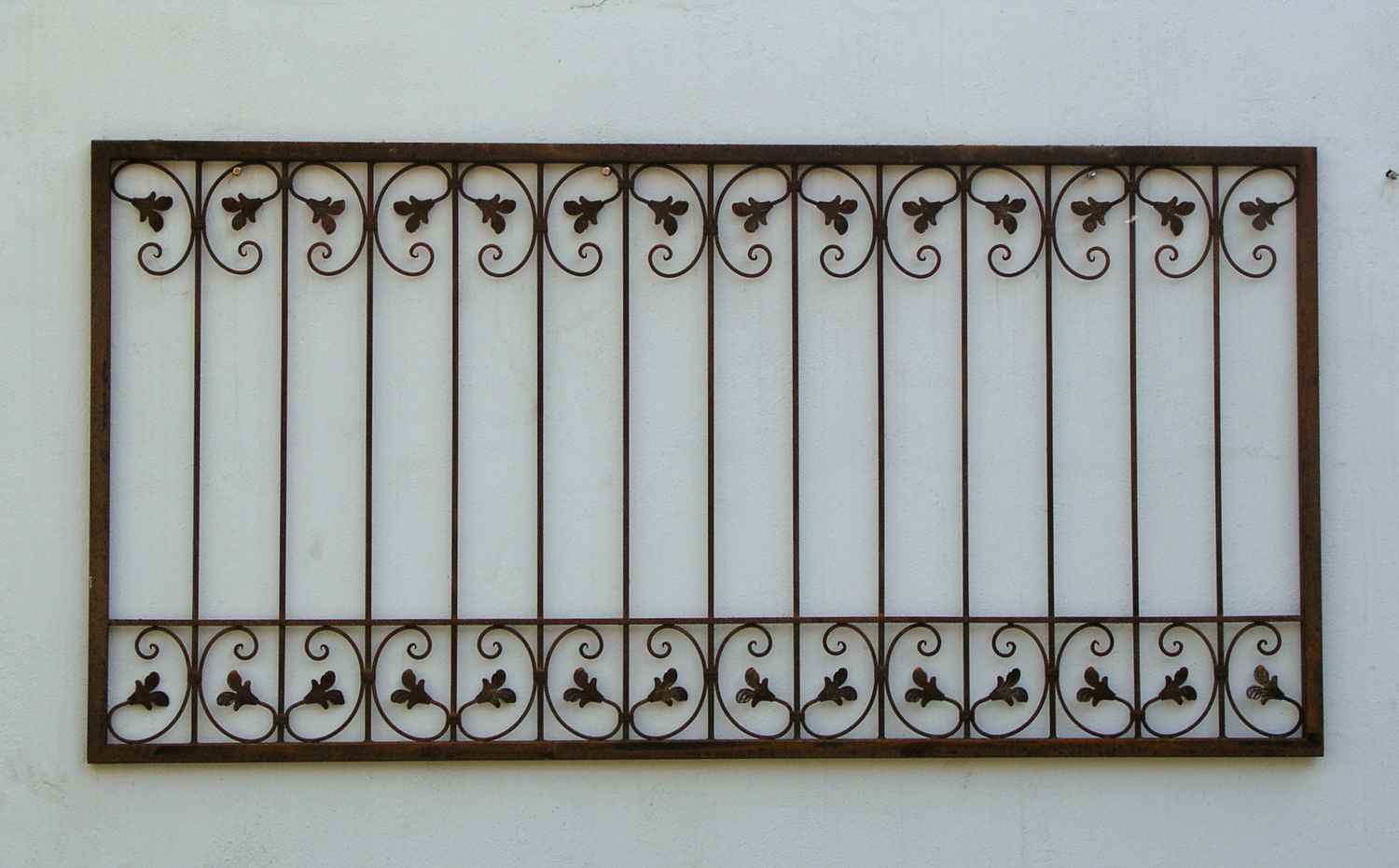 Schmiedeeisen Eisenzaun Zaun Zäune Monaco-Z120/200 Rost Schmiedeeisen Eisenzaun Zaun Zäune Monaco-Z120/200 Rost
