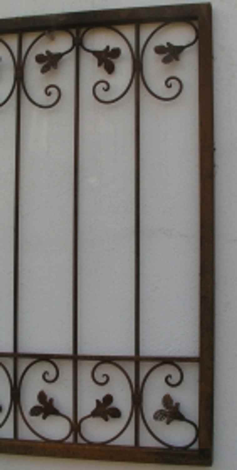Schmiedeeisen Eisenzaun Zaun Zäune Monaco-Z120/200 Rost Schmiedeeisen Eisenzaun Zaun Zäune Monaco-Z120/200 Rost