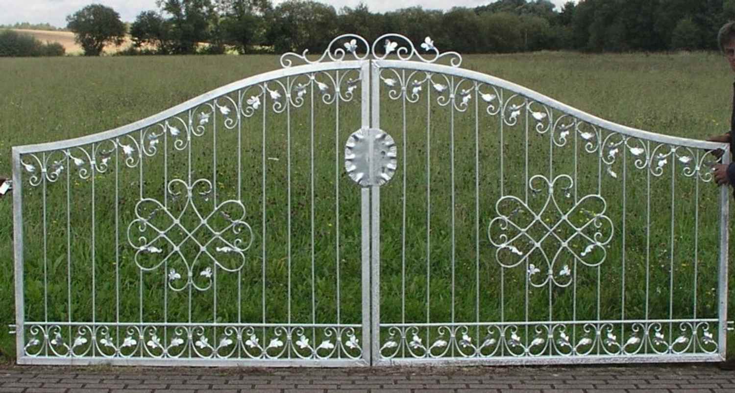 Gartentor Hoftor Tor Metall Monaco-GT500/120S P-Set 120 Verzinkt 500 cm Gartentor Hoftor Tor Metall Monaco-GT500/120S P-Set 120 Verzinkt 500 cm