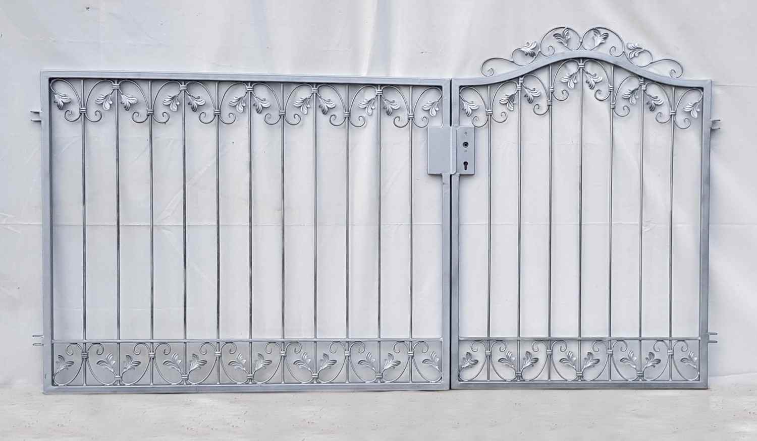 Gartentor Hoftor Tor Metall Schmiedeeisen Monaco-GFT300/80RBS Feuer Verzinkt Gartentor Hoftor Tor Metall Schmiedeeisen Monaco-GFT300/80RBS Feuer Verzinkt